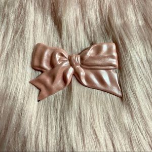 Pink Bow Pin Brooch 🎀